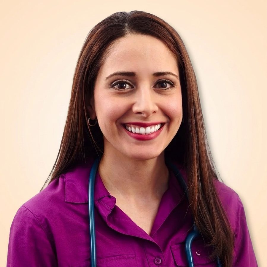 Illustrated portrait of Dr. Luz Gonzalez