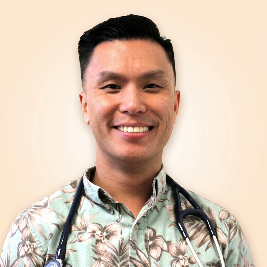 Illustrated portrait of Dr. Daniel Truong